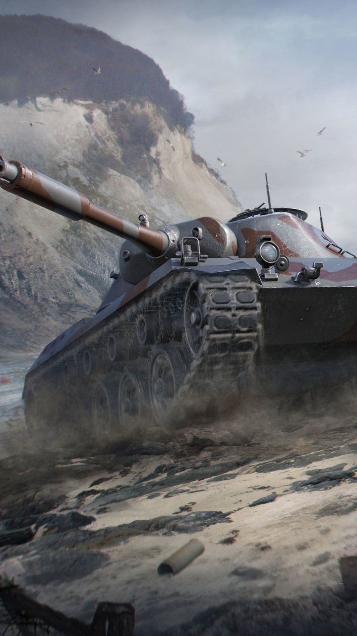 World of Tanks, Tank, Self Propelled Artillery, World of Tanks Blitz, Weapon. Wallpaper in 720x1280 Resolution