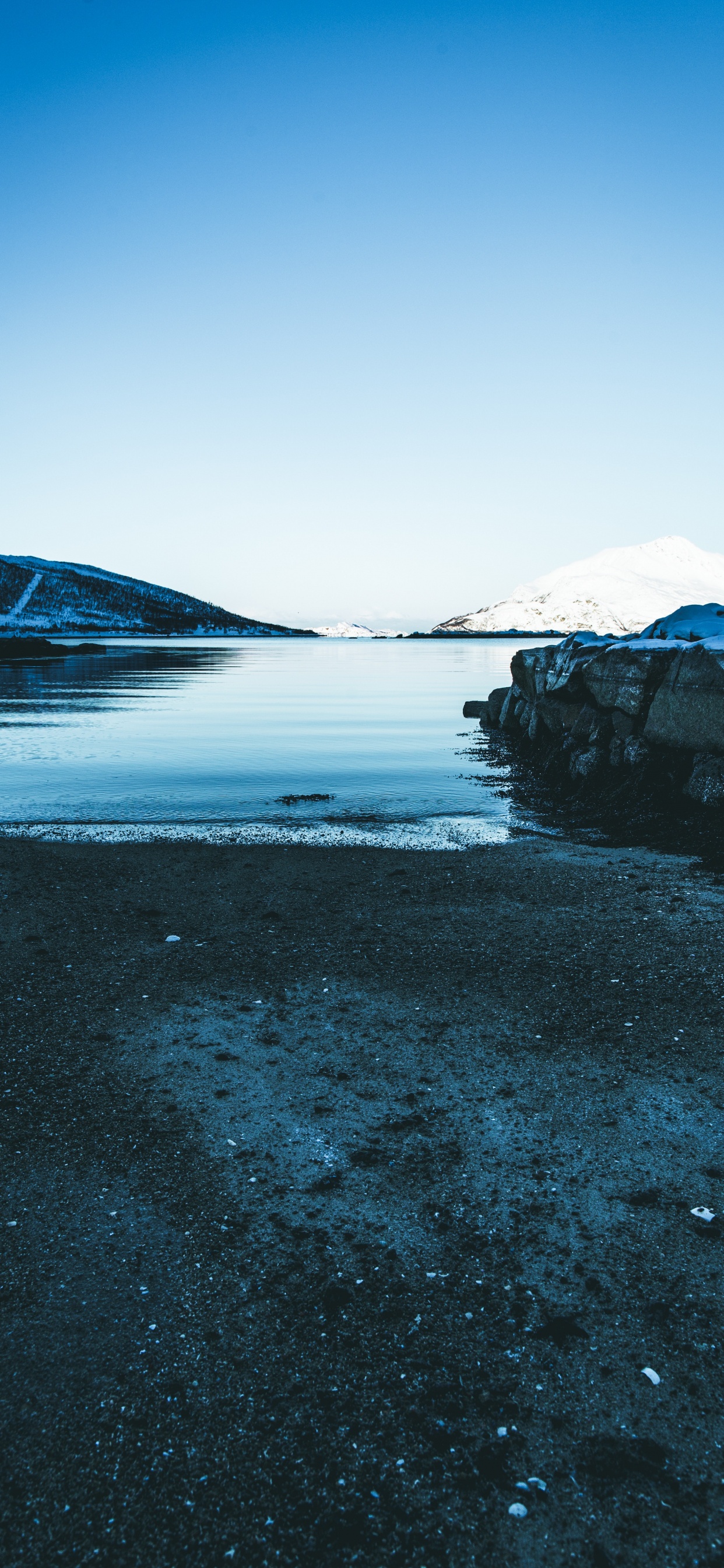 Sea, Mountain, Fjord, Glacier, Lake. Wallpaper in 1242x2688 Resolution