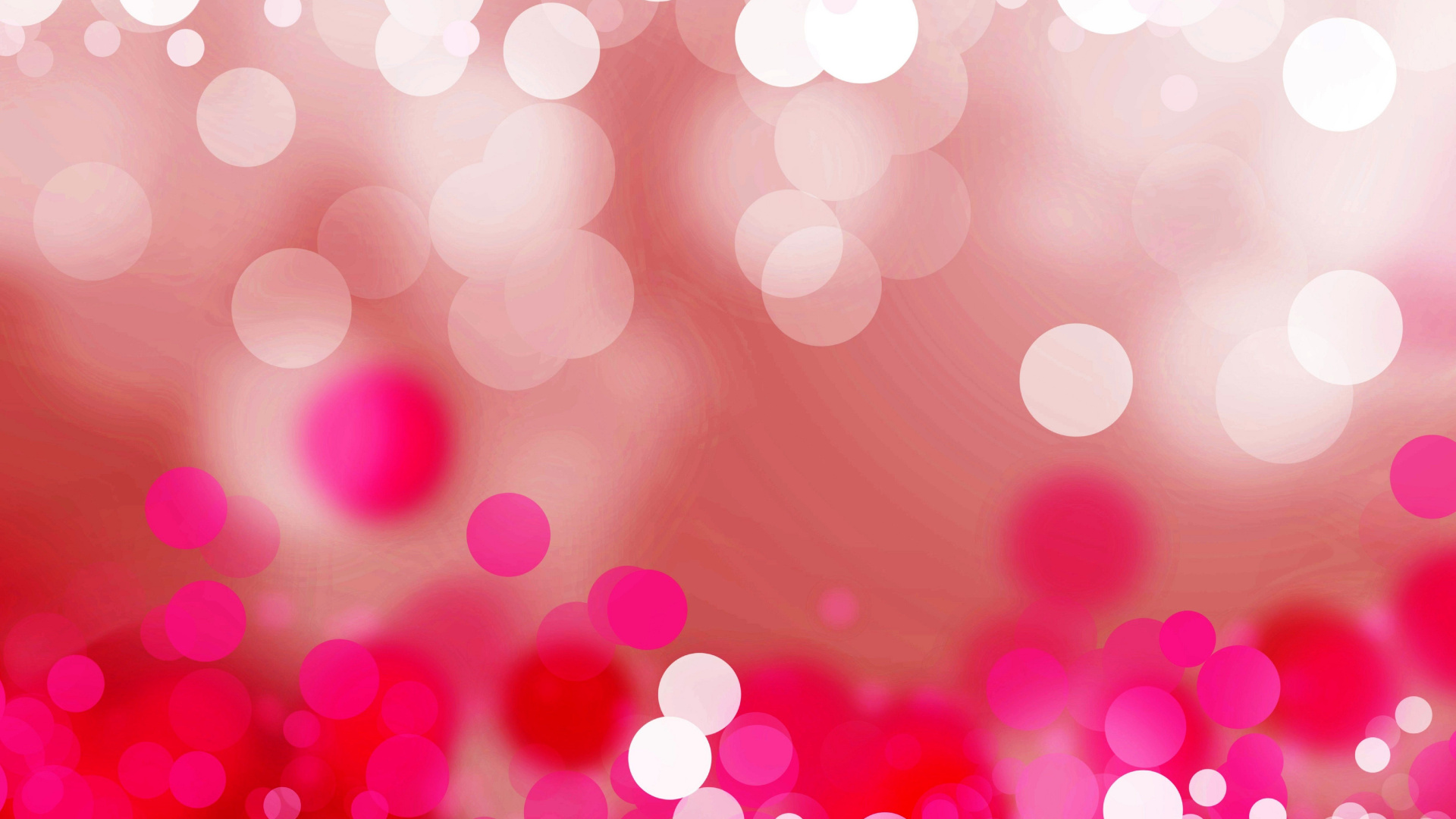 Red and White Bokeh Lights. Wallpaper in 1920x1080 Resolution