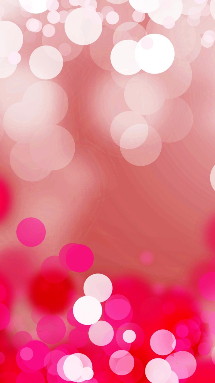 Red and White Bokeh Lights. Wallpaper in 720x1280 Resolution