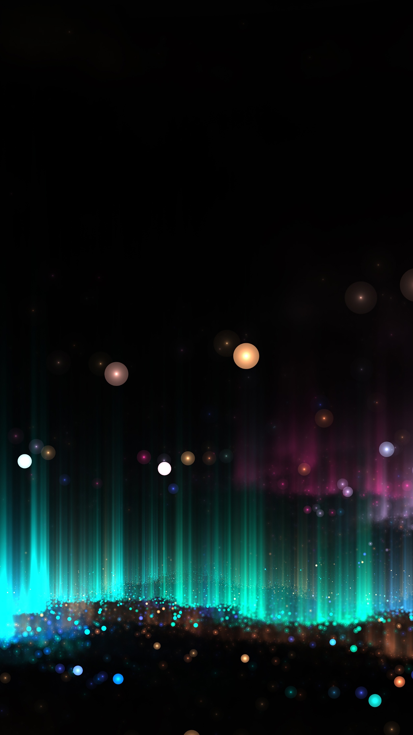 OLED, IOS 14, Apple, IOS, Nuit. Wallpaper in 1440x2560 Resolution
