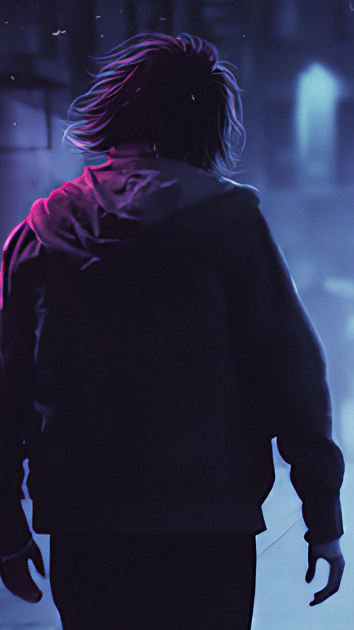 外套, 艺术, 蝙蝠侠, 绘画, 电蓝色的 壁纸 720x1280 允许