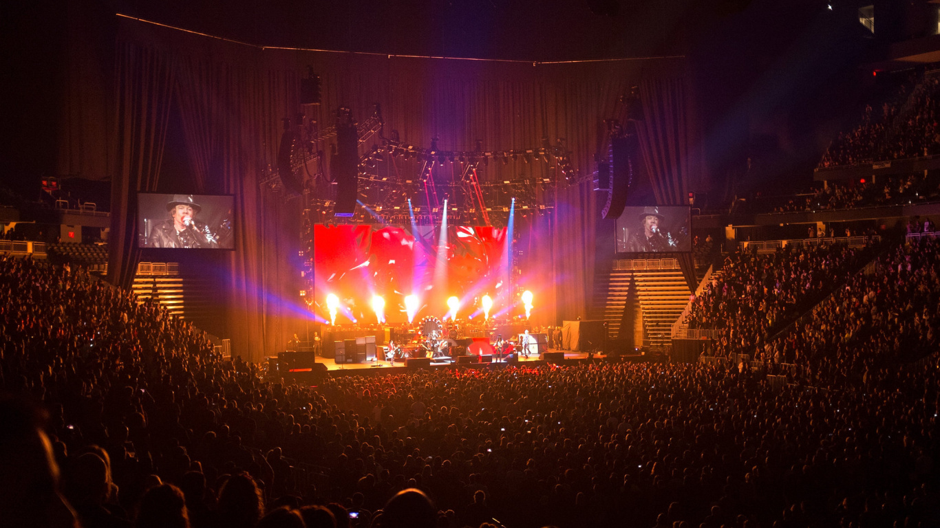 Concert de Rock, Guns N Roses, Concert, Performance, Divertissement. Wallpaper in 1366x768 Resolution