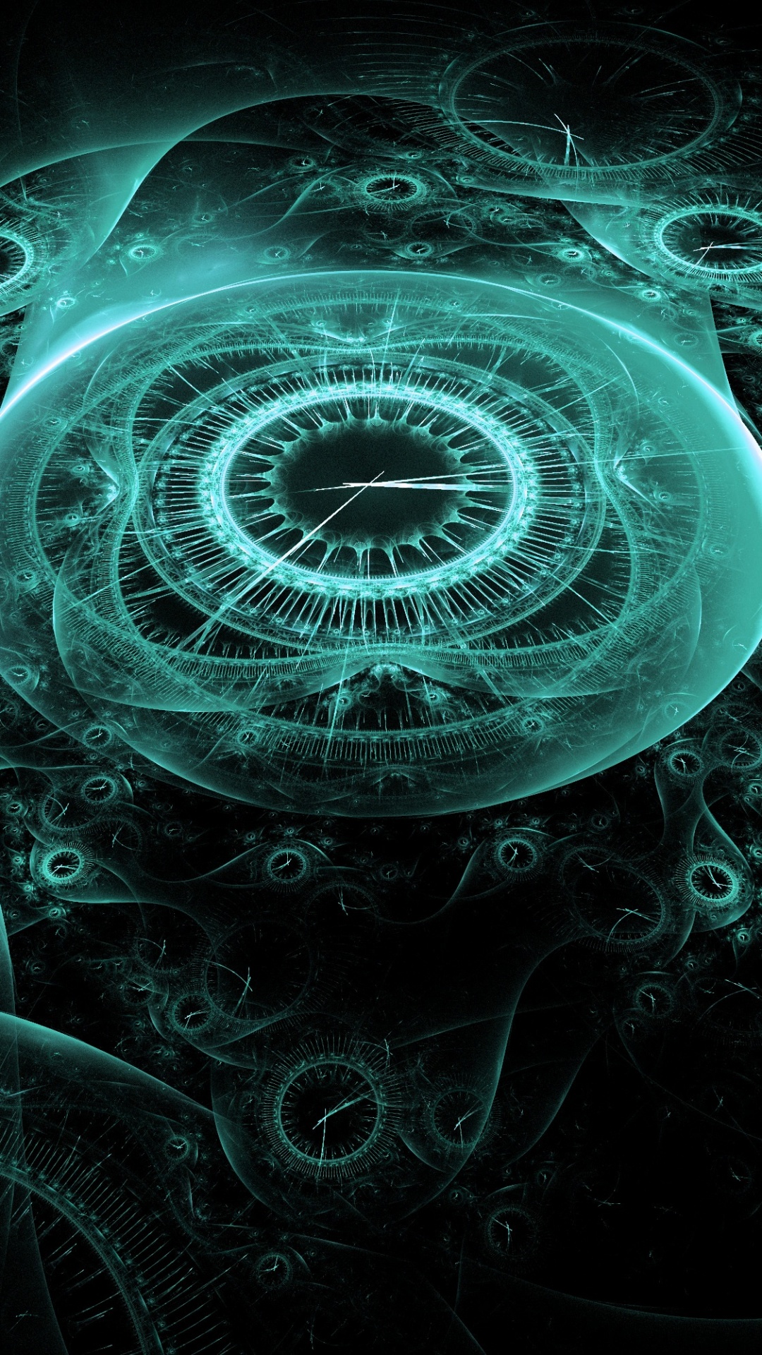 Papier Peint Numérique Lumière Bleue et Blanche. Wallpaper in 1080x1920 Resolution