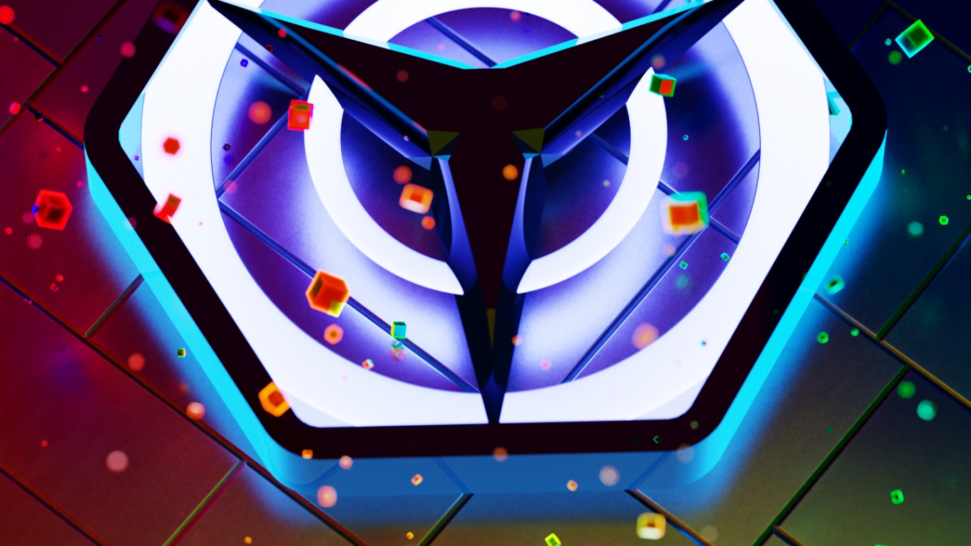 Lumière, Purple, Gratte-ciel, Art, Ligne. Wallpaper in 1366x768 Resolution