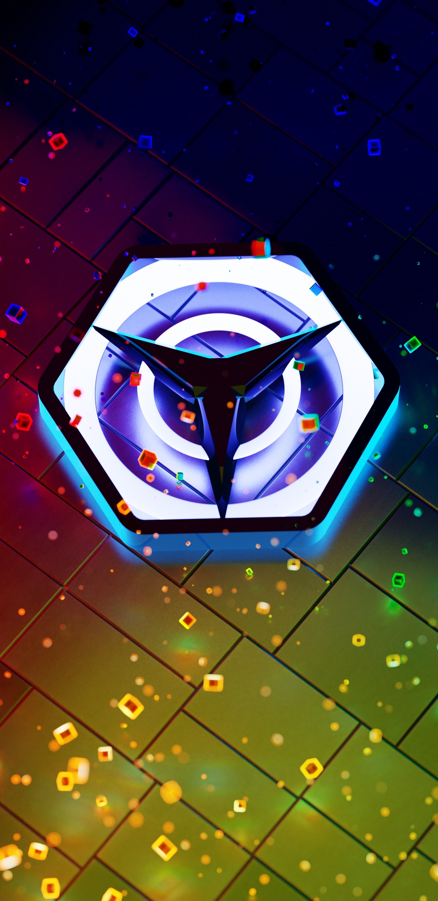 Luz, Morado, Arte, Fila, Objeto Astronómico. Wallpaper in 1440x2960 Resolution