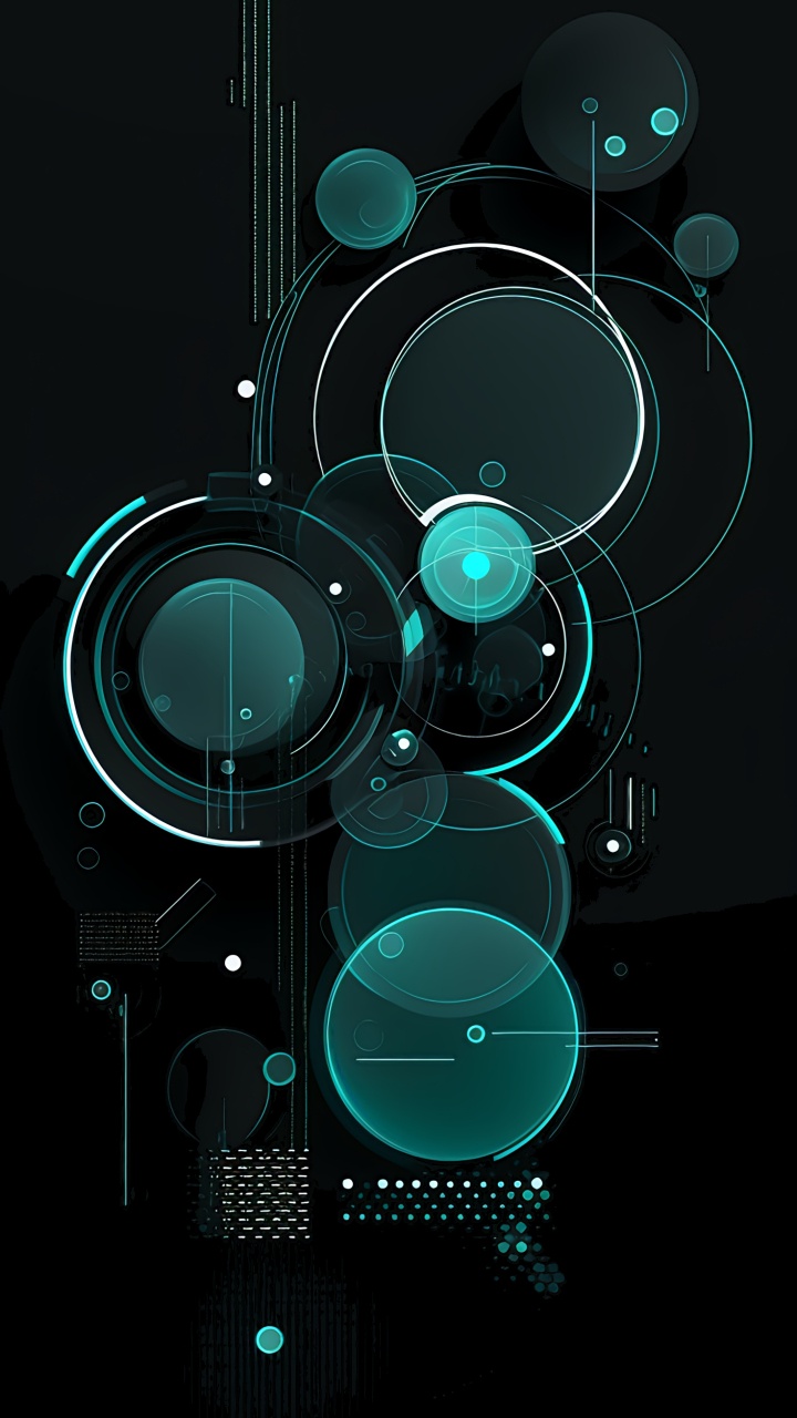 Art, Graphic Design, Circle, Audio Equipment, Technology. Wallpaper in 720x1280 Resolution