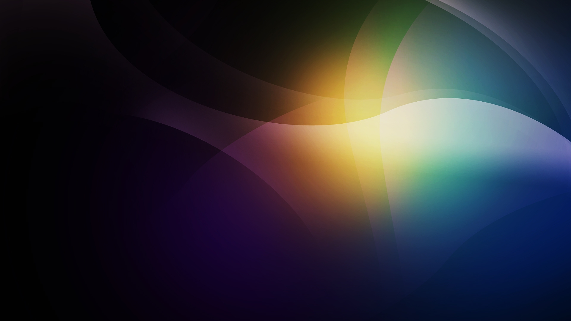 Blue and White Light Illustration. Wallpaper in 1920x1080 Resolution