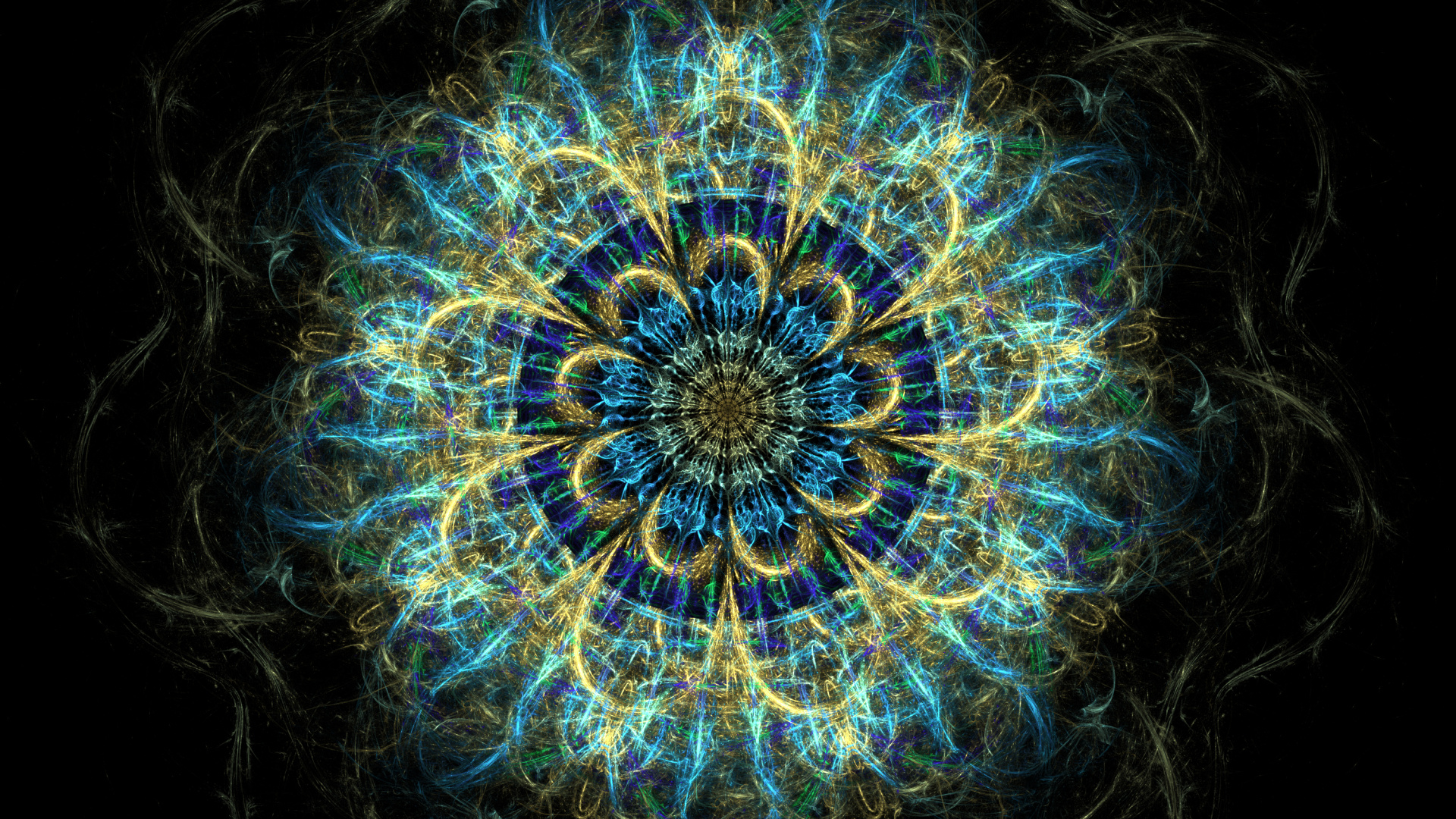 分形, 艺术, 分形技术, 对称, 迷幻术 壁纸 1920x1080 允许