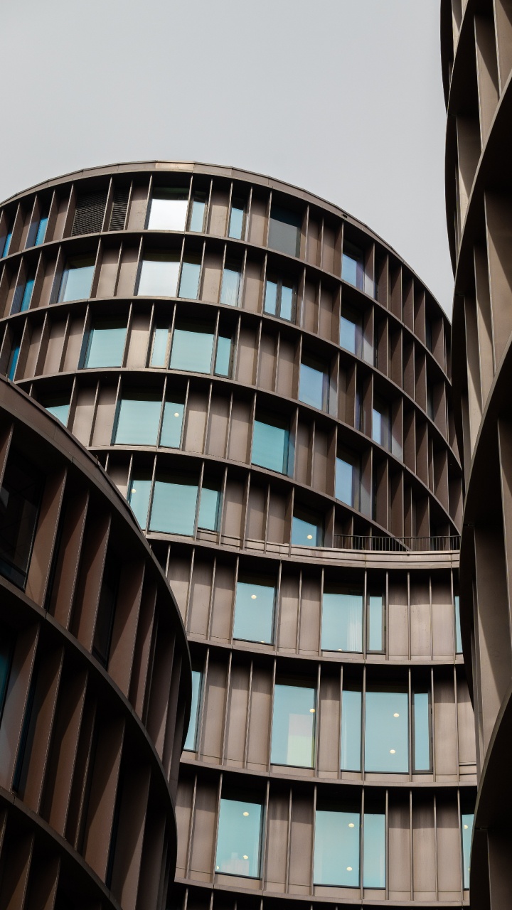 Starbucks, Skyscraper, Building, Condominium, Urban Design. Wallpaper in 720x1280 Resolution