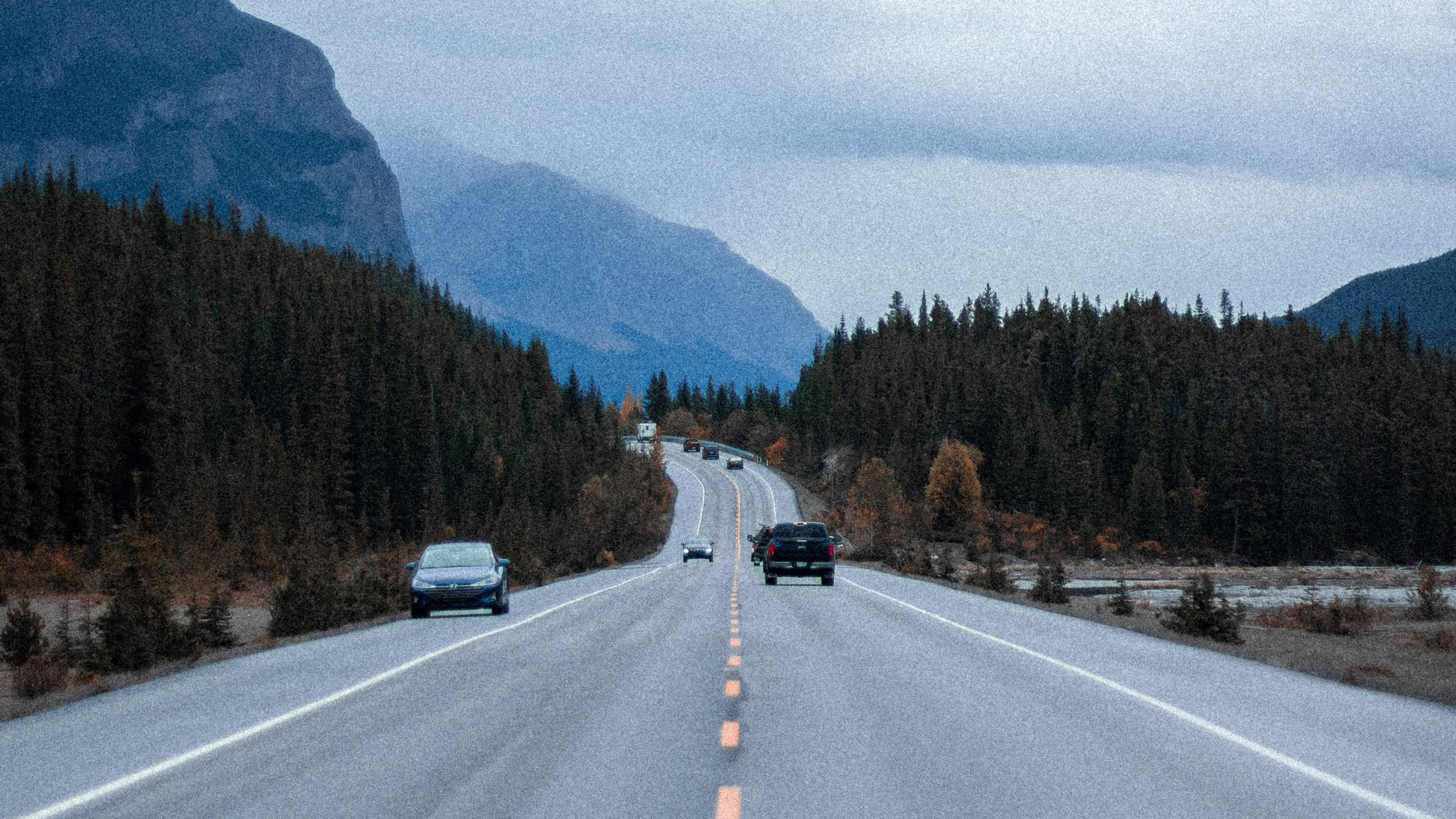 Cloud, Car, Fahrbahn, Baum, Asphalt. Wallpaper in 2560x1440 Resolution