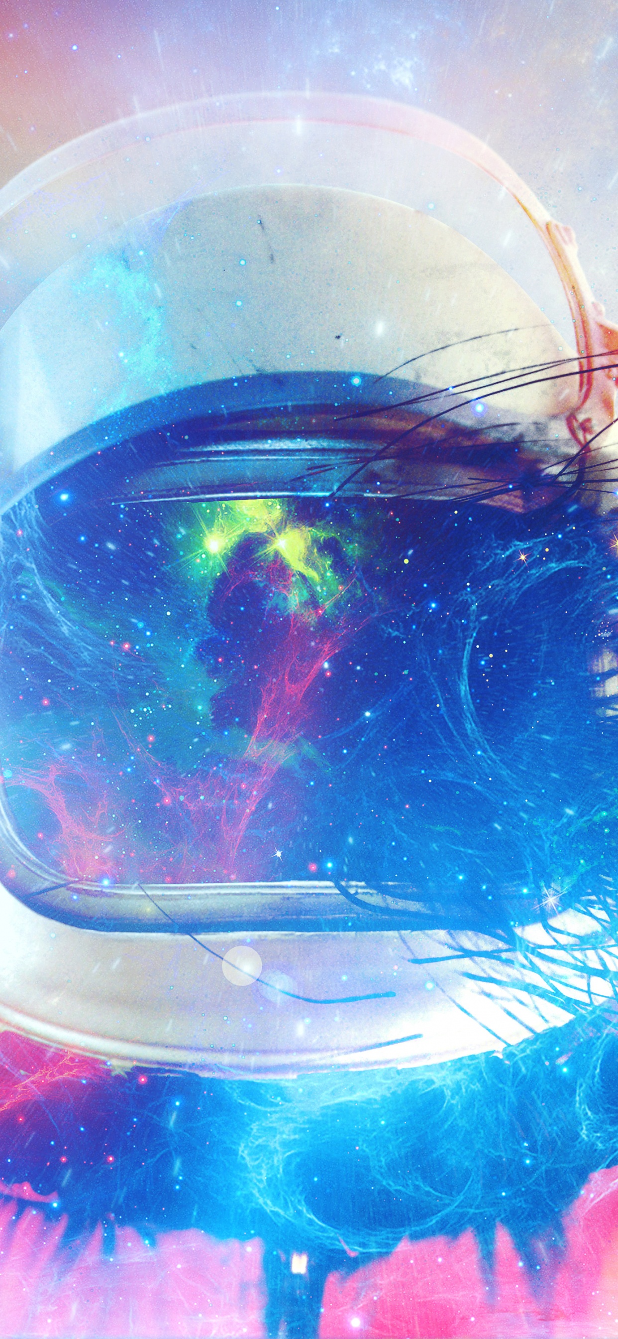 Astronauta Espacial, Astronauta, el Espacio Exterior, Espacio, la Estación Espacial Internacional. Wallpaper in 1242x2688 Resolution