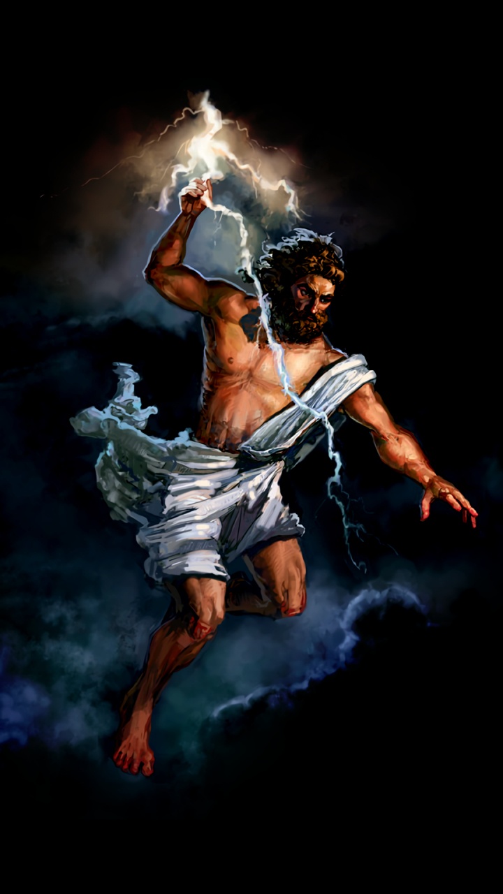 Mythologie Grecque de Zeus, Zeus, Mont Olympe, La Mythologie Grecque, Poseidon. Wallpaper in 720x1280 Resolution