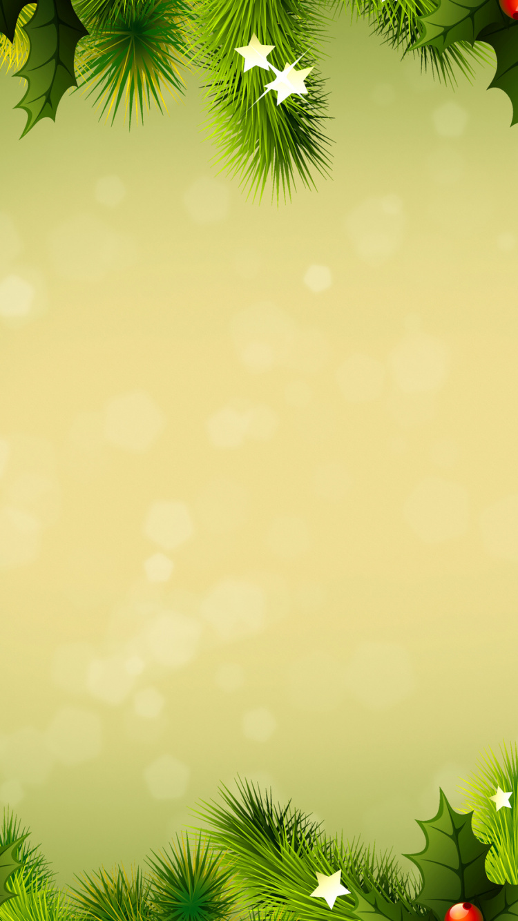 Christmas Day, Nature, Tree, Green, Fir. Wallpaper in 750x1334 Resolution