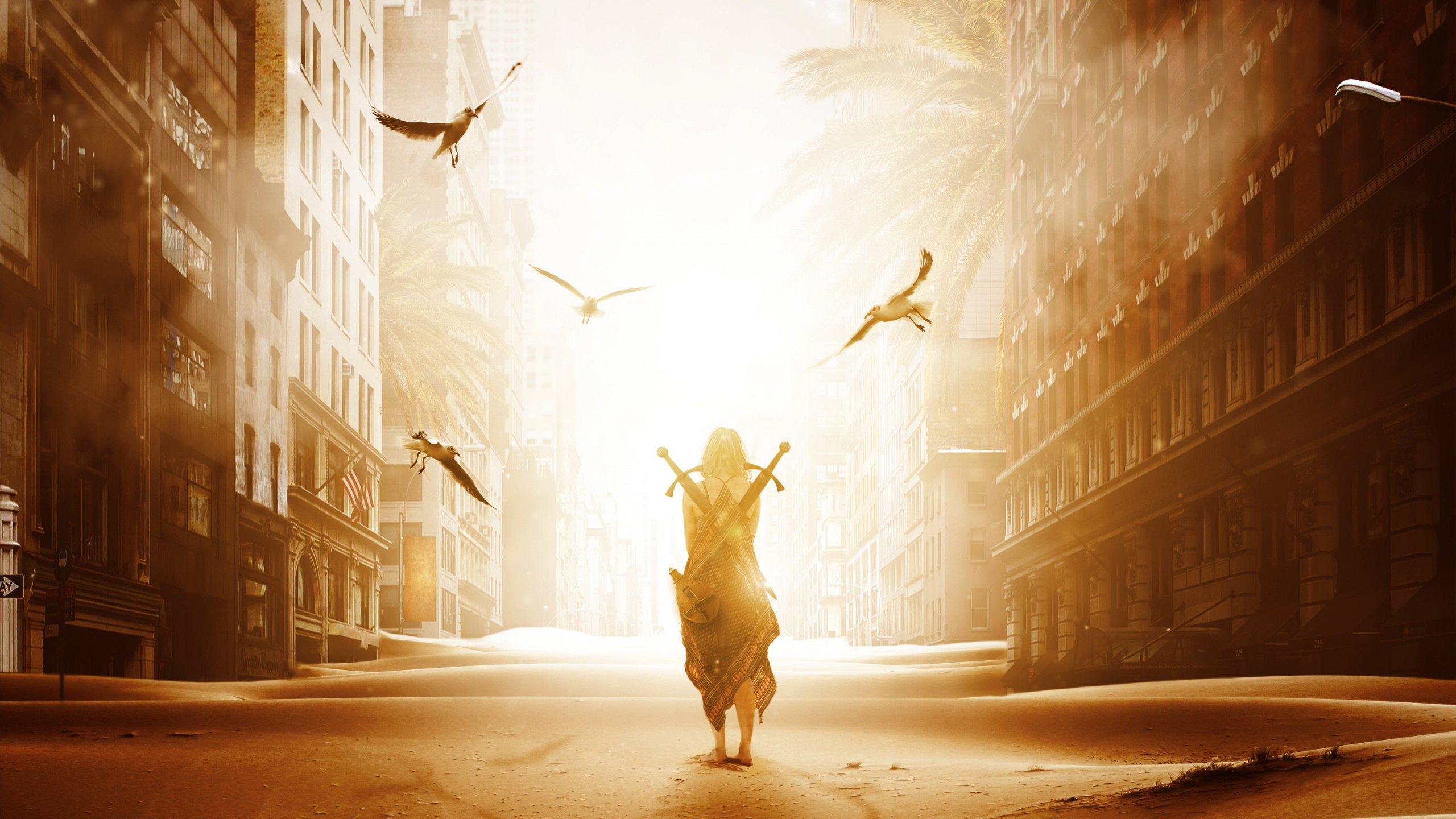 Licht, Hintergrundbeleuchtung, Sonnenlicht, Digital Compositing, Schatten. Wallpaper in 2560x1440 Resolution