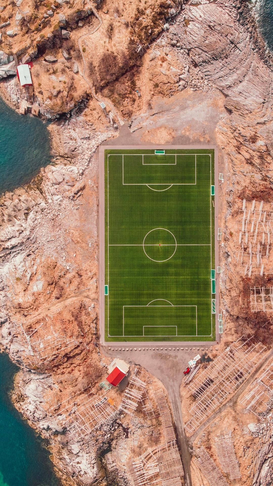 Stadion, Henningsvr Sportmannschaft Bühne, Henningsvr, Lofoten, Bryant-Denny-Stadion. Wallpaper in 1080x1920 Resolution