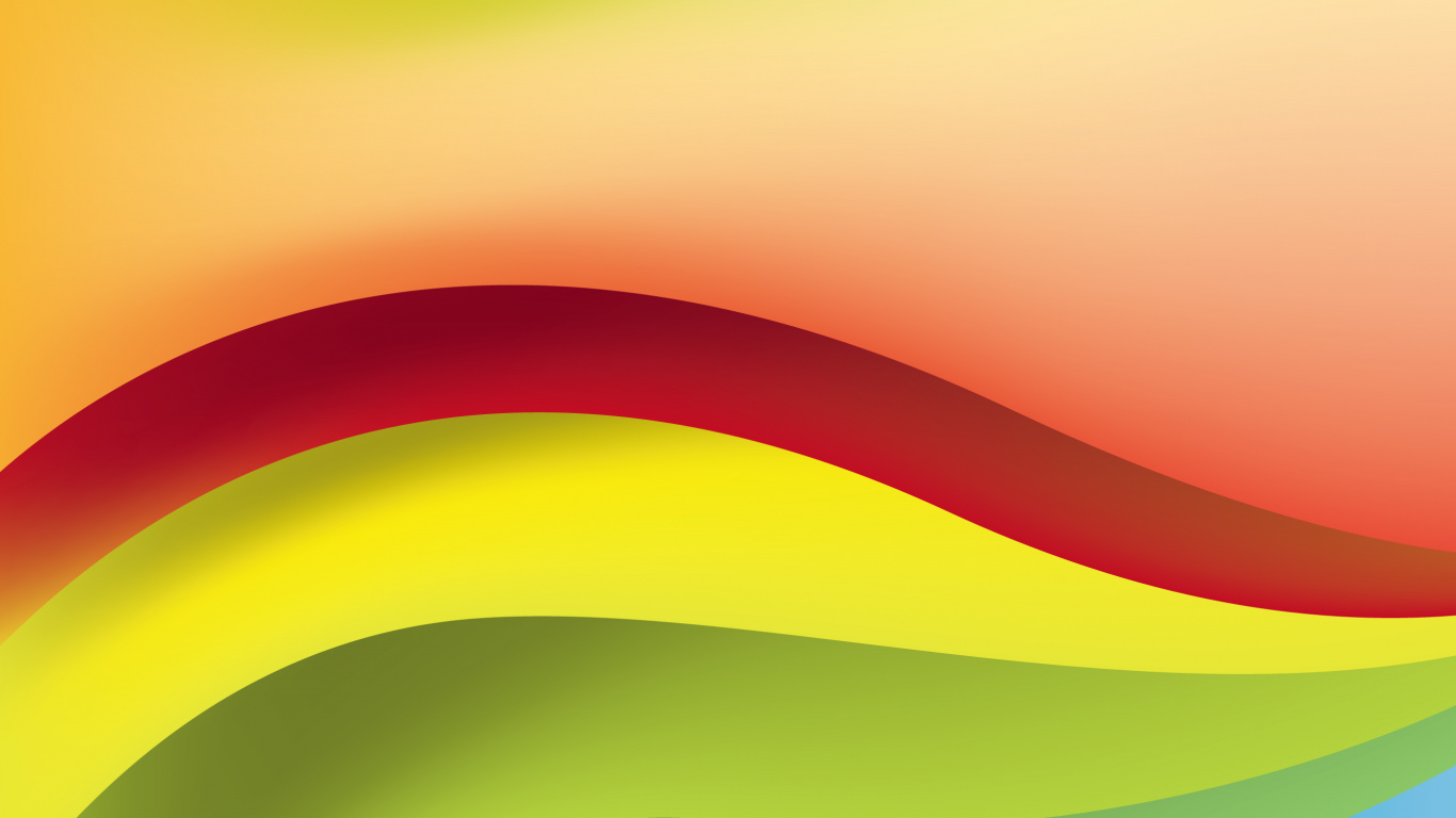 Colorfulness, Light, Azure, Yellow, Line. Wallpaper in 1366x768 Resolution
