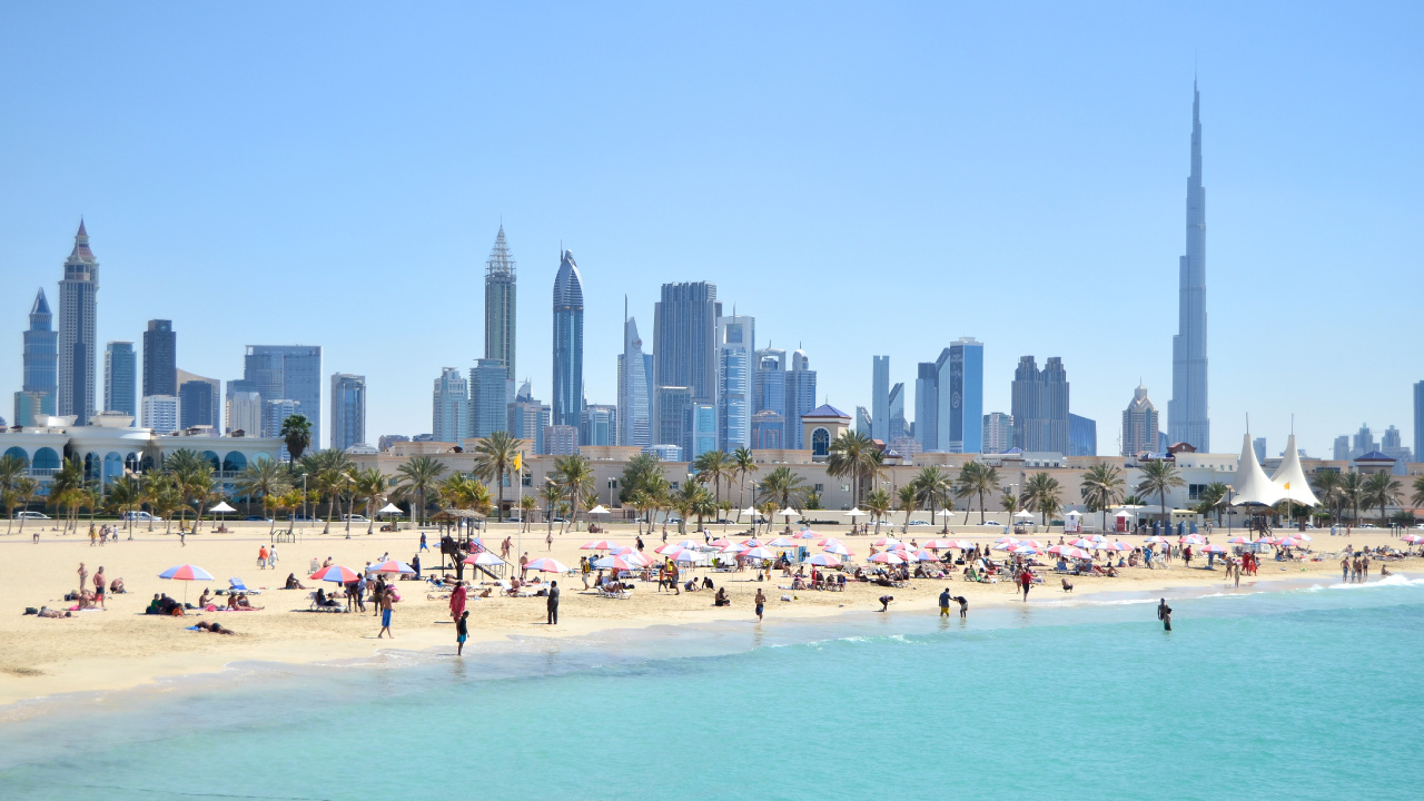 People on Beach During Daytime. Wallpaper in 1280x720 Resolution