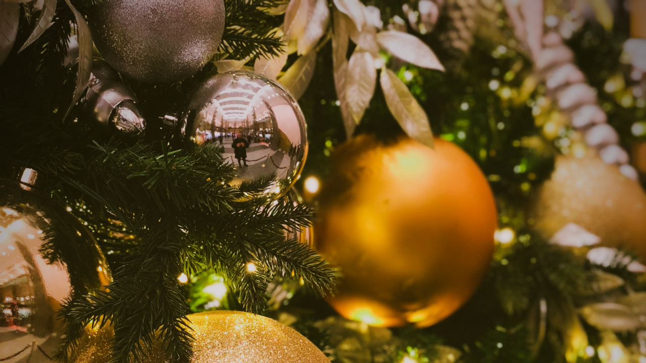 Weihnachten, Christmas Ornament, Weihnachtsbaum, Weihnachtsdekoration, Weihnachtsmann. Wallpaper in 1280x720 Resolution