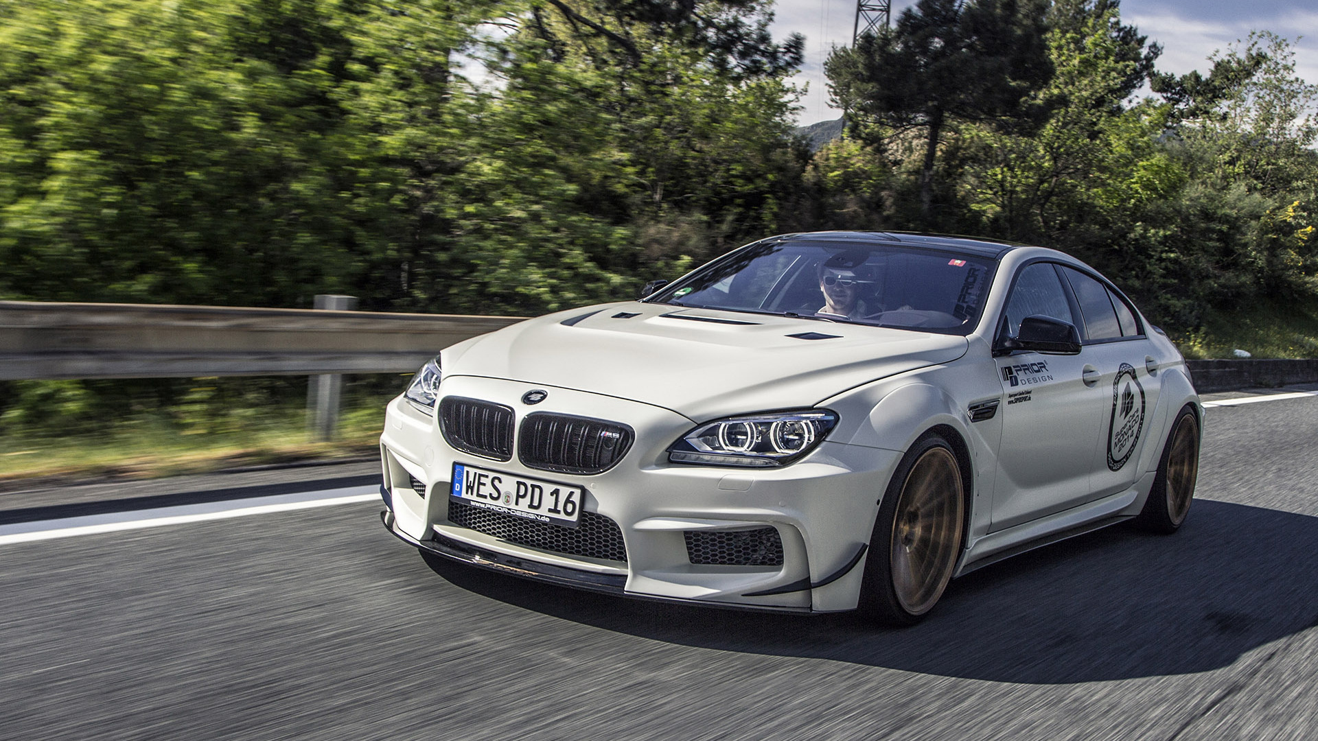 Silver Bmw m 3 on Road During Daytime. Wallpaper in 1920x1080 Resolution