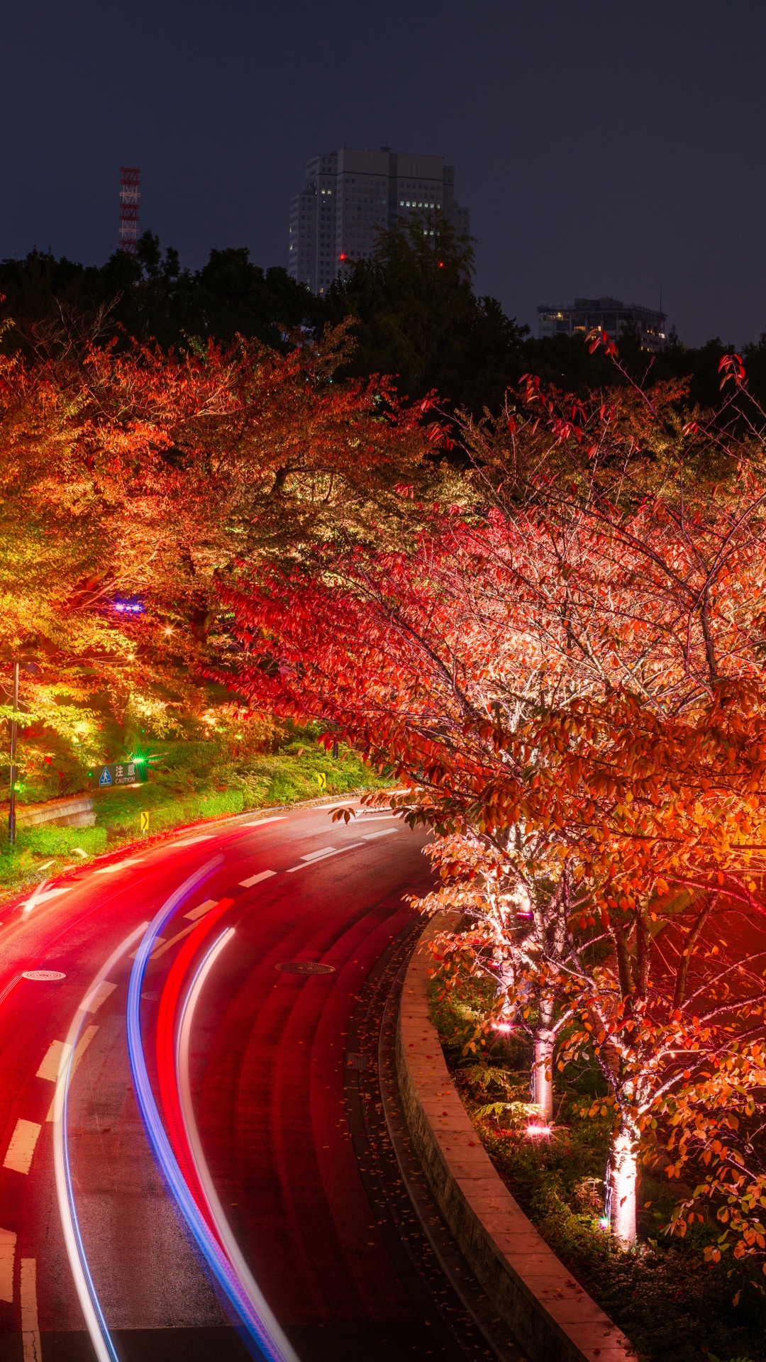 Time Lapse Photography of Cars on Road During Night Time. Wallpaper in 1080x1920 Resolution