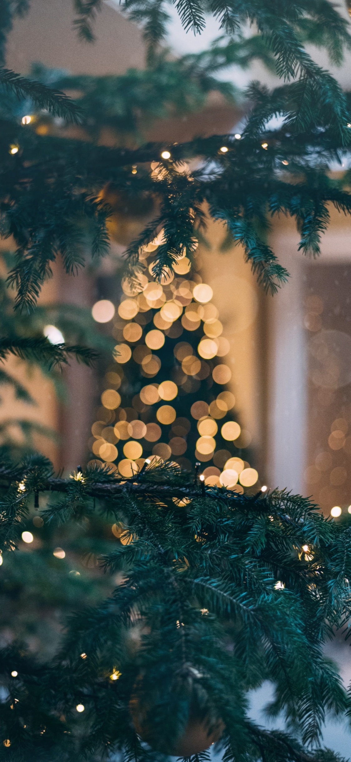 New Year, Aesthetics, Christmas, Art, Christmas Tree. Wallpaper in 1125x2436 Resolution