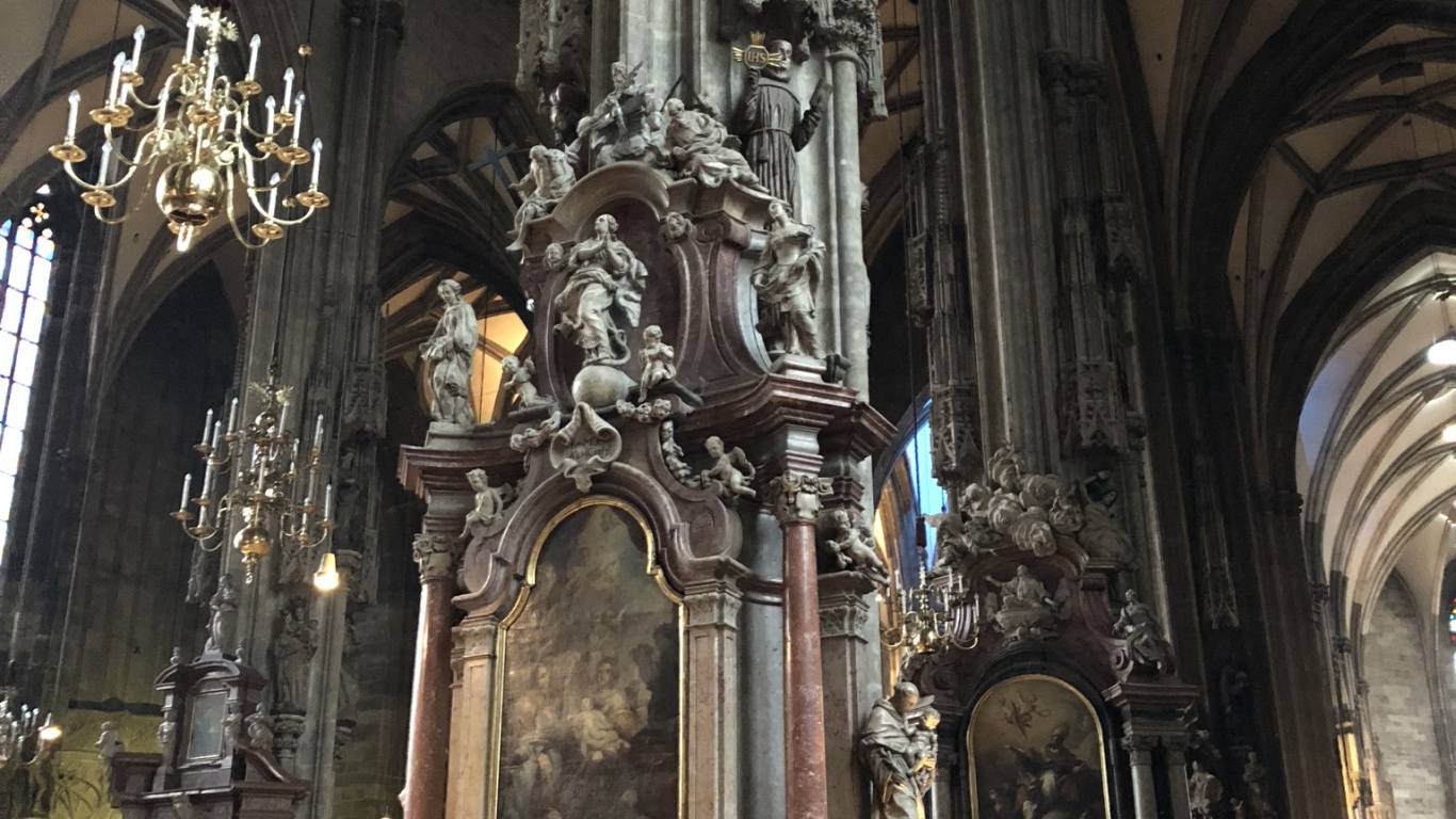 Cathedral, Medieval Architecture, Religious Institute, Architecture, Holy Places. Wallpaper in 1366x768 Resolution