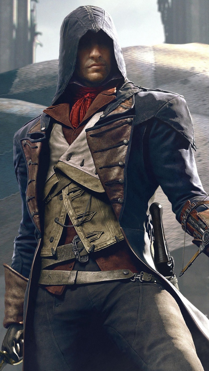 Assassins Creed Unity, Ubisoft, Oberbekleidung, Kunst, Uplay. Wallpaper in 720x1280 Resolution