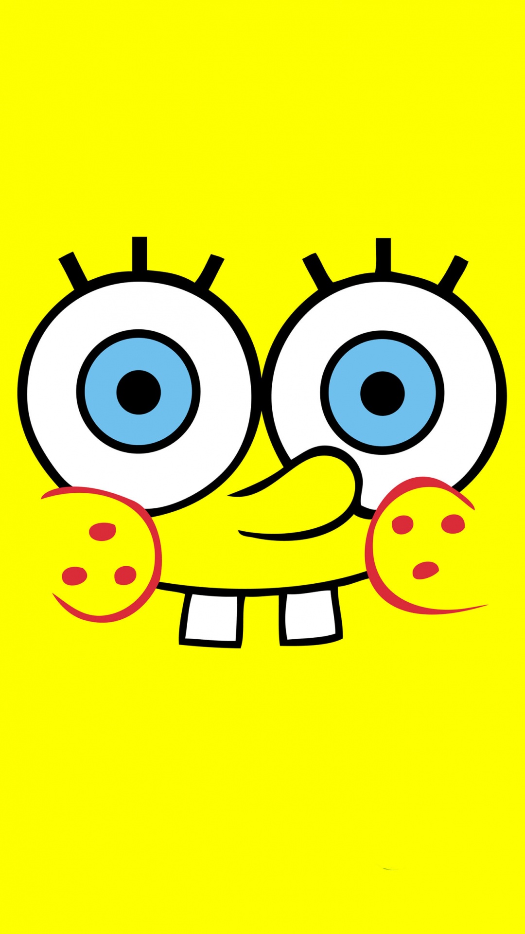 Gelbe Und Weiße Emoji-Abbildung. Wallpaper in 1080x1920 Resolution