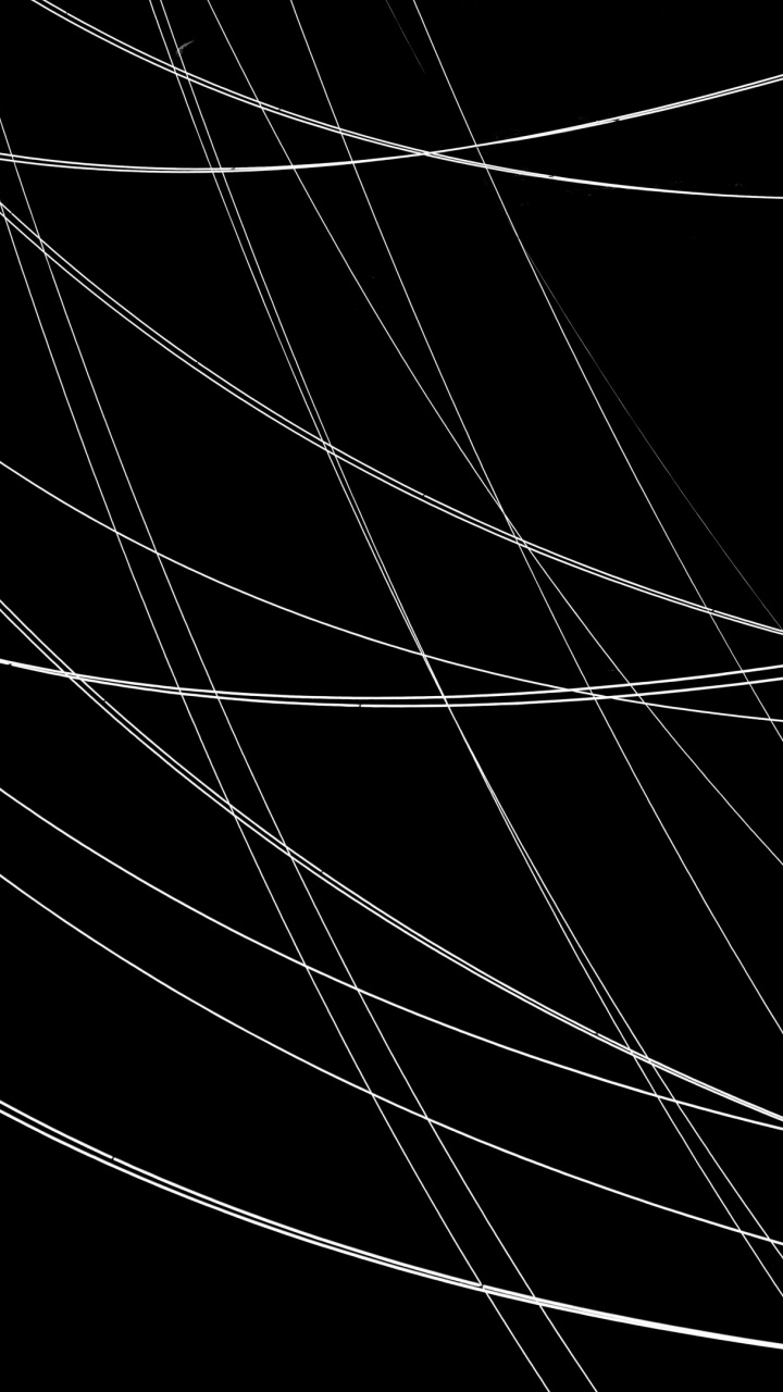 Ilustración de Línea Blanca y Negra. Wallpaper in 720x1280 Resolution