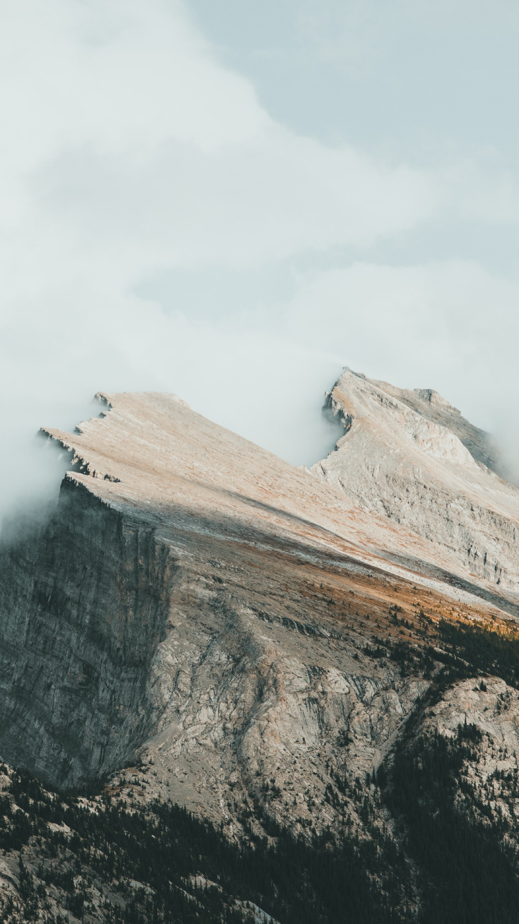 Alberta, Mount Rundle, House Victimz, Soundcloud, The Cyborg. Wallpaper in 750x1334 Resolution