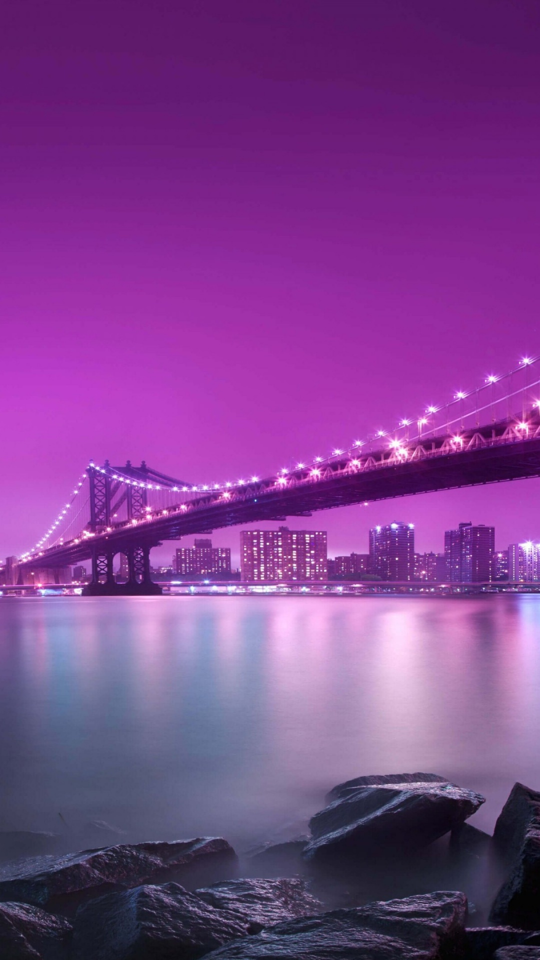 Pont du Golden Gate Pendant la Nuit. Wallpaper in 1080x1920 Resolution