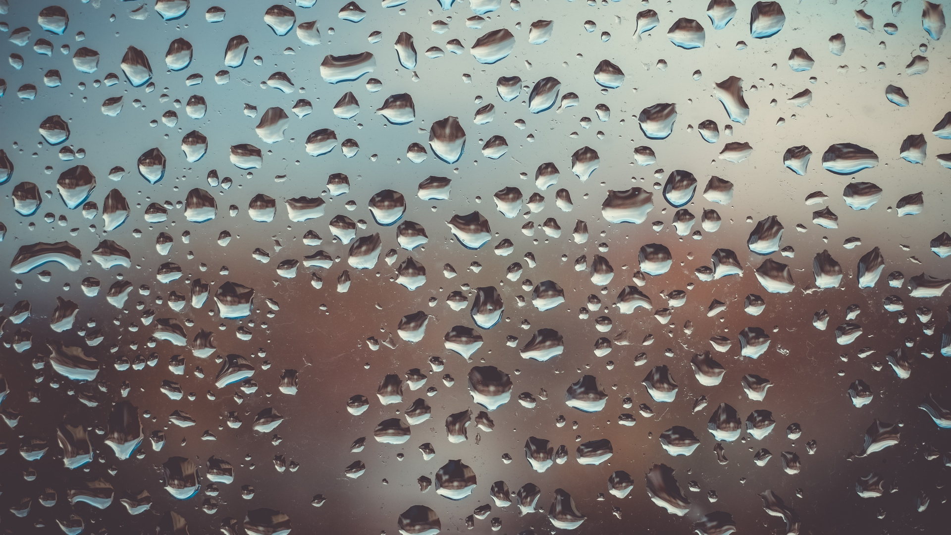 Gouttes D'eau Sur Panneau de Verre. Wallpaper in 1920x1080 Resolution