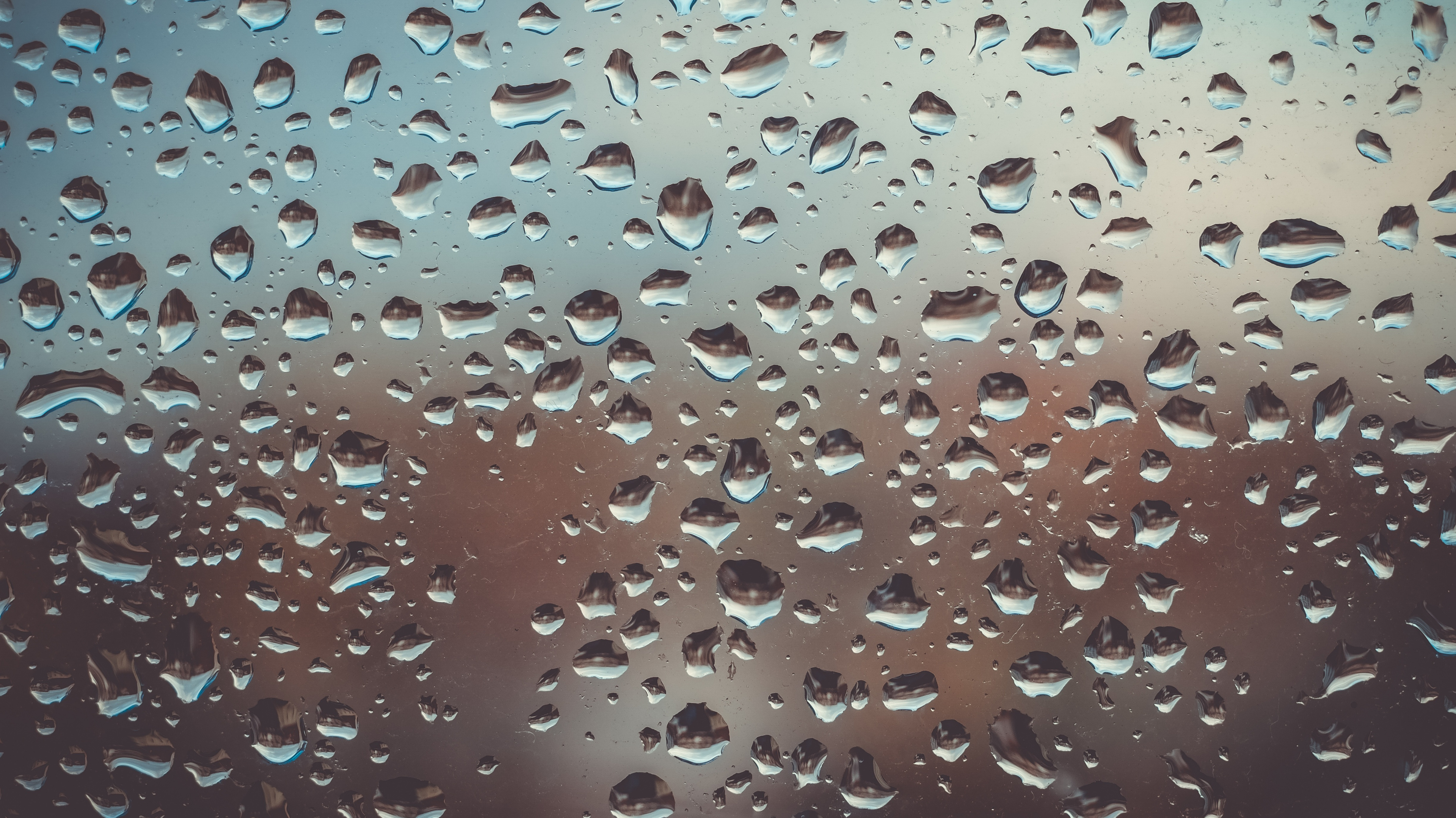 Gouttes D'eau Sur Panneau de Verre. Wallpaper in 3840x2160 Resolution