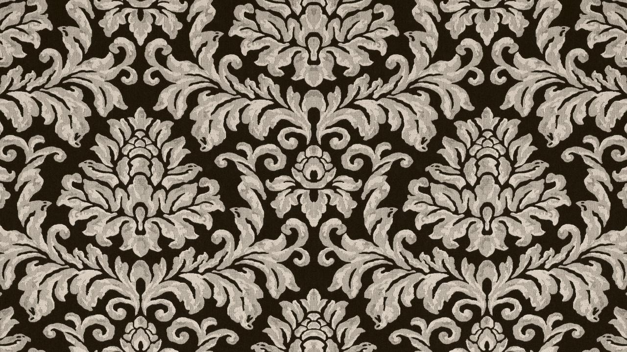 Textile Floral Noir et Blanc. Wallpaper in 1280x720 Resolution
