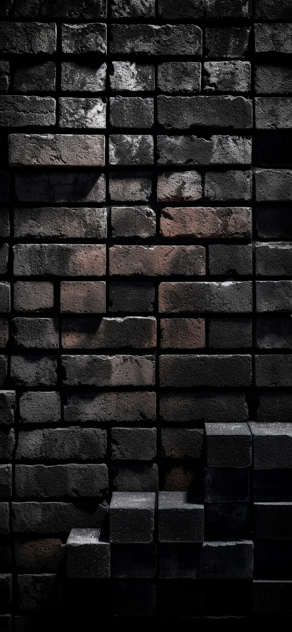 Brickwork, Wisgoon - Social Network, Rectangle, Grey, Brick. Wallpaper in 1242x2688 Resolution
