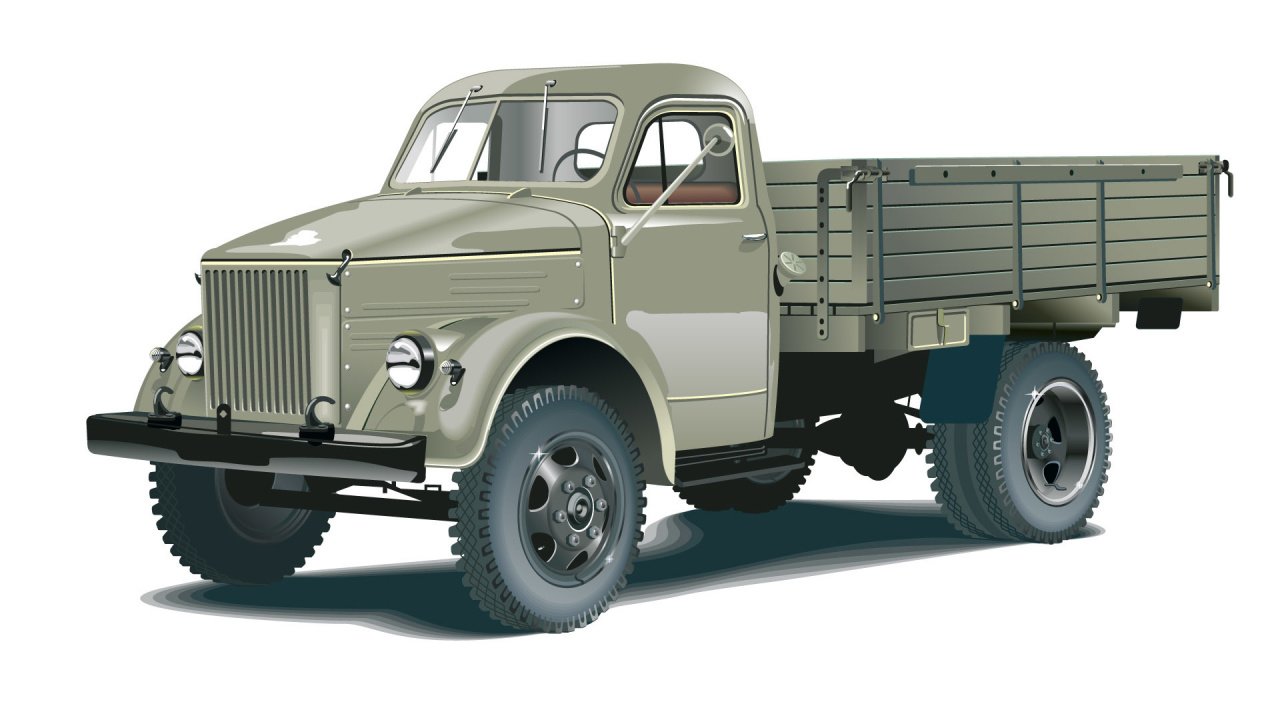 Brown Single Cab Pickup Truck. Wallpaper in 1280x720 Resolution