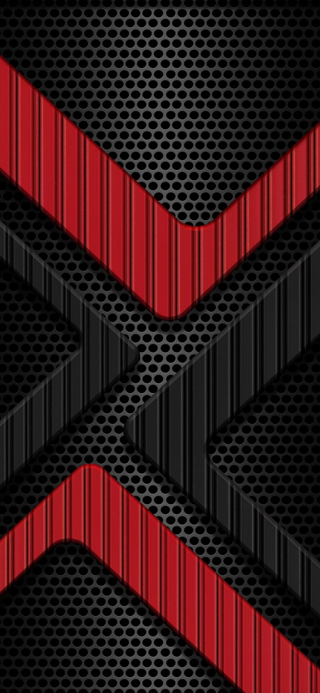 Red and grey wallpaper
