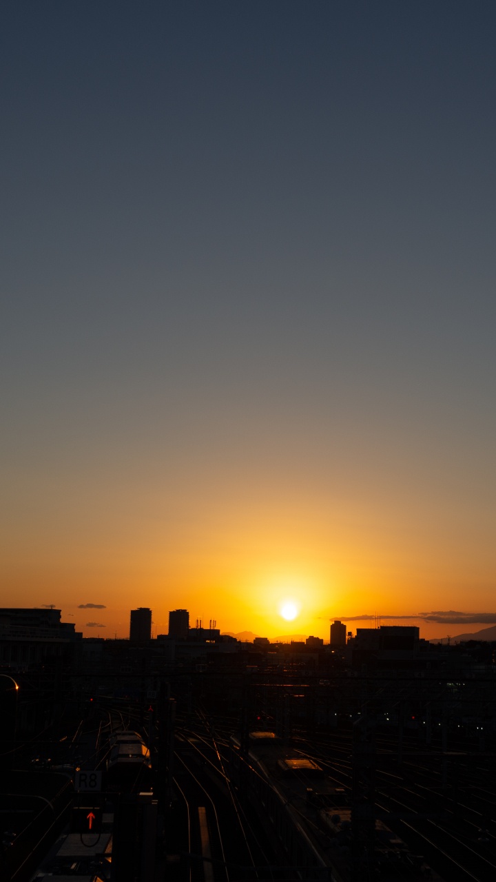 City Buildings During Night Time. Wallpaper in 720x1280 Resolution
