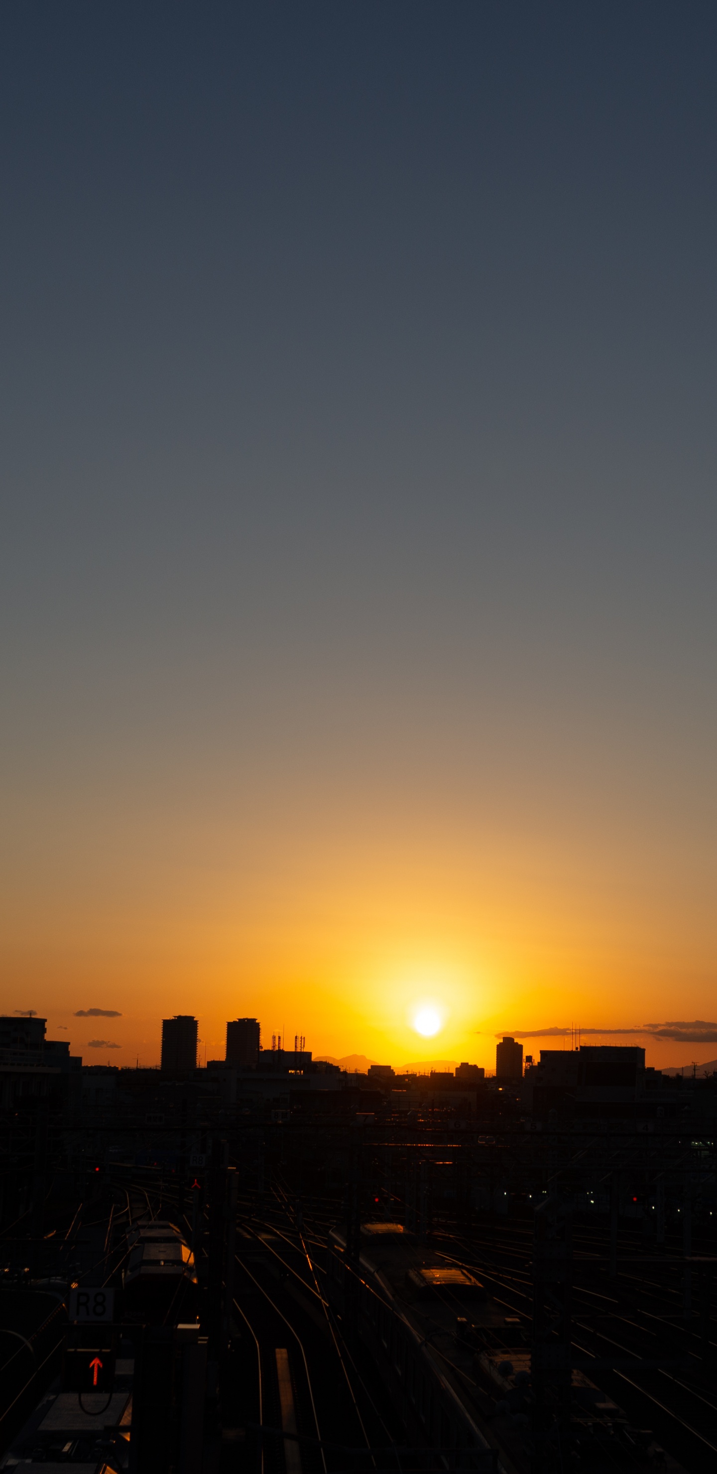 日落, 地平线, 日出, 余辉, 太阳 壁纸 1440x2960 允许