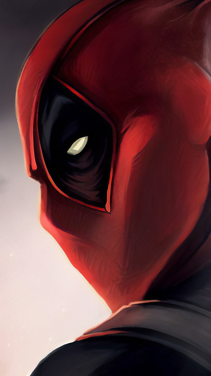 Red and Black Mask With Black and White Jacket. Wallpaper in 720x1280 Resolution