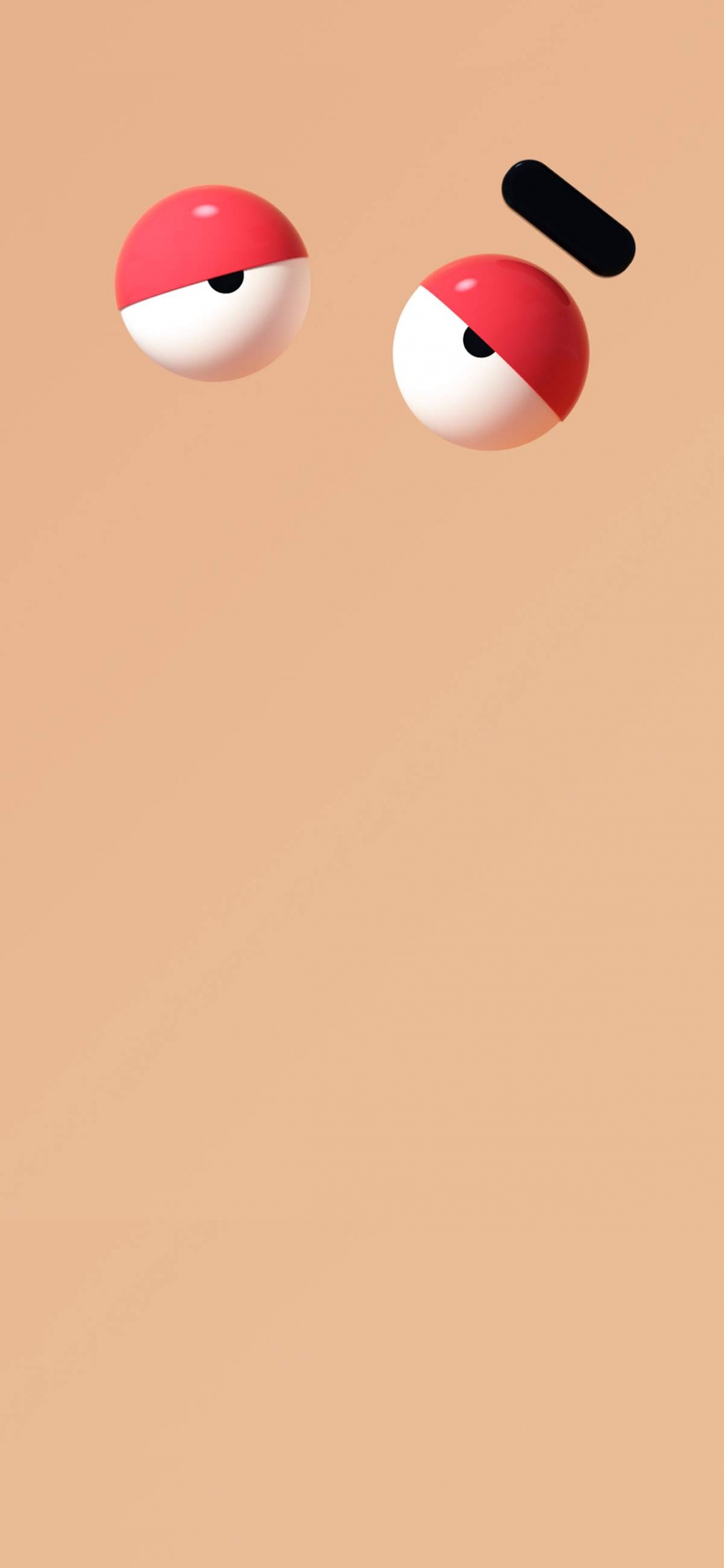 Huawei, Huawei P40 Pro, Lip, Orange, Animation. Wallpaper in 1125x2436 Resolution