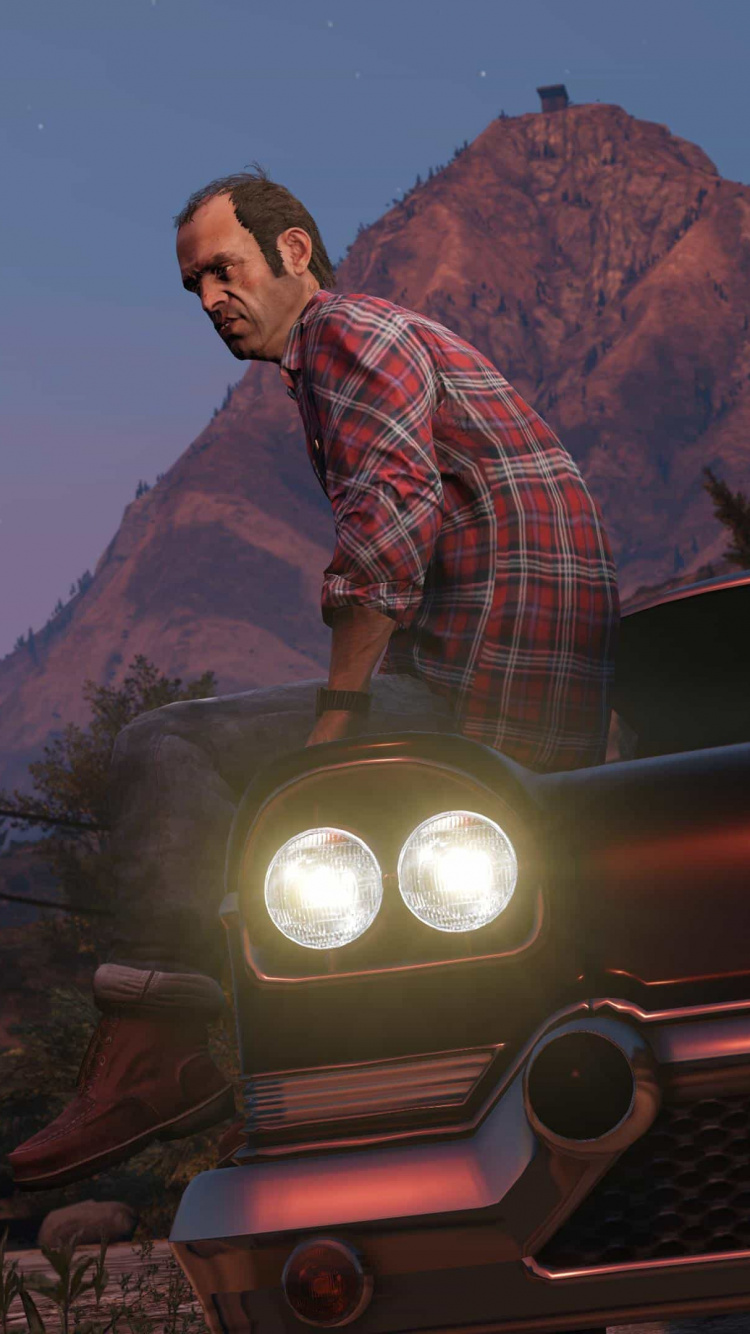 Grand Theft Auto v, Rockstar Games, Mod, Voiture, Jeu Pc. Wallpaper in 750x1334 Resolution