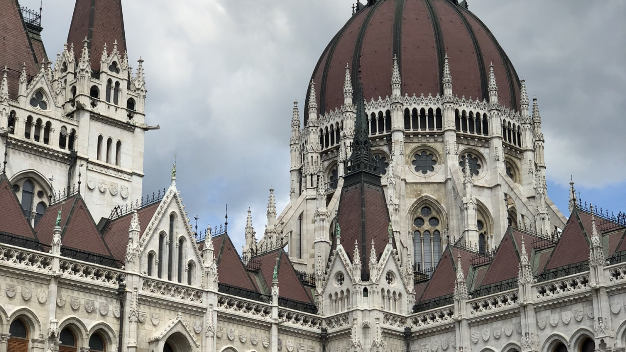 Budapest, Ungarischen Parlamentsgebäude, Architektur, Fassade, Dom. Wallpaper in 1280x720 Resolution