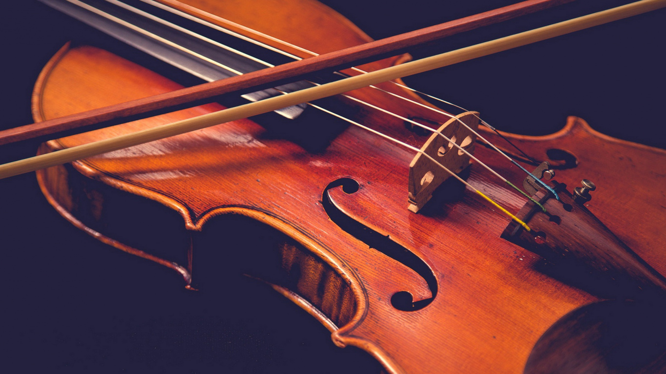 Violin, Cello, Viola, String Instrument, Musical Instrument. Wallpaper in 1366x768 Resolution