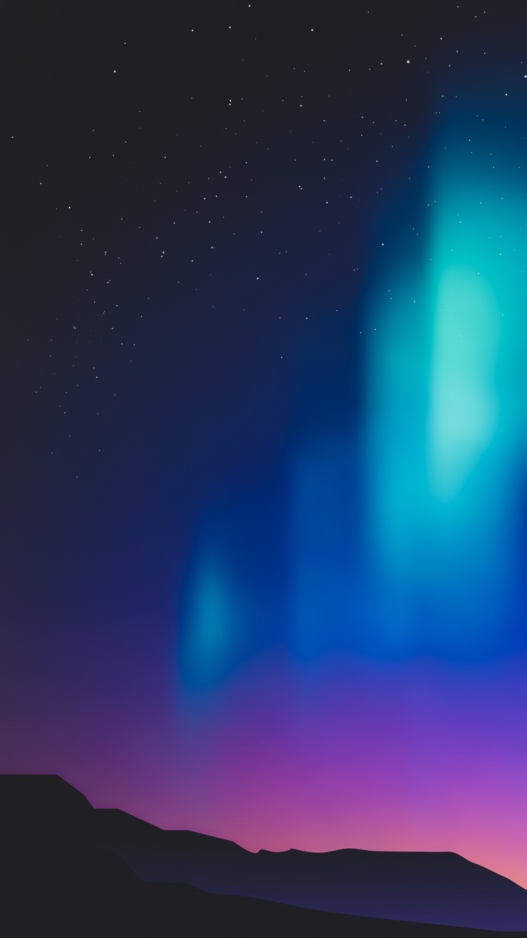 Atmosphäre, Natur, Azure, Schwarz, Naturlandschaft. Wallpaper in 750x1334 Resolution