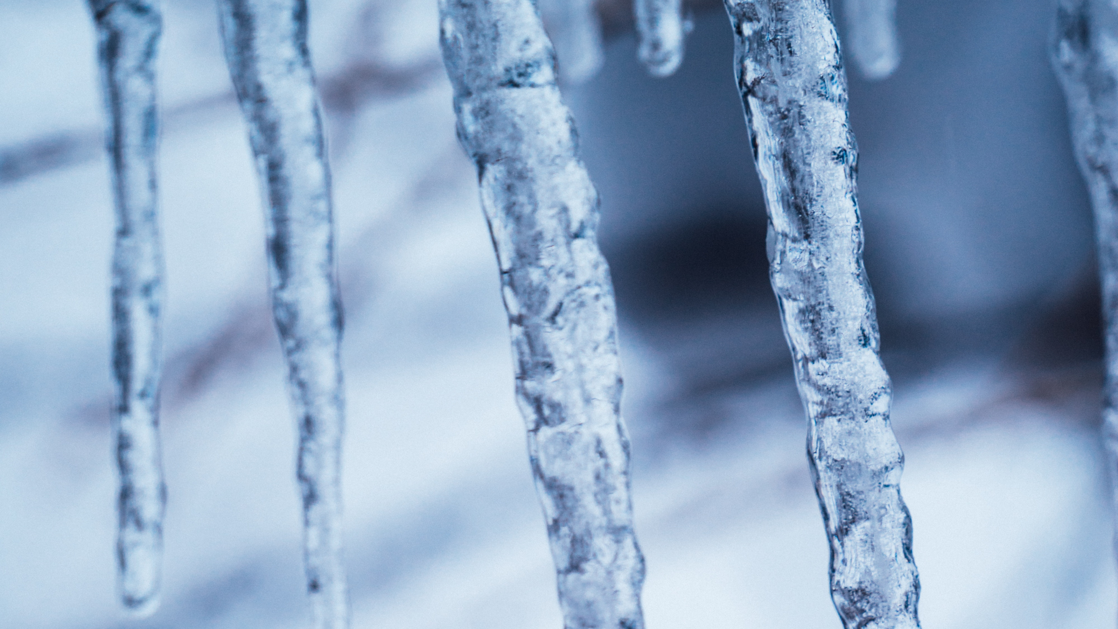 Carámbano, Hielo, Congelación, Invierno, Fusión. Wallpaper in 3840x2160 Resolution