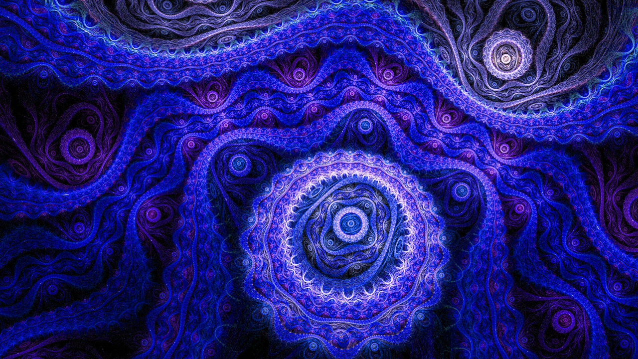 Blue and Purple Floral Textile. Wallpaper in 1280x720 Resolution