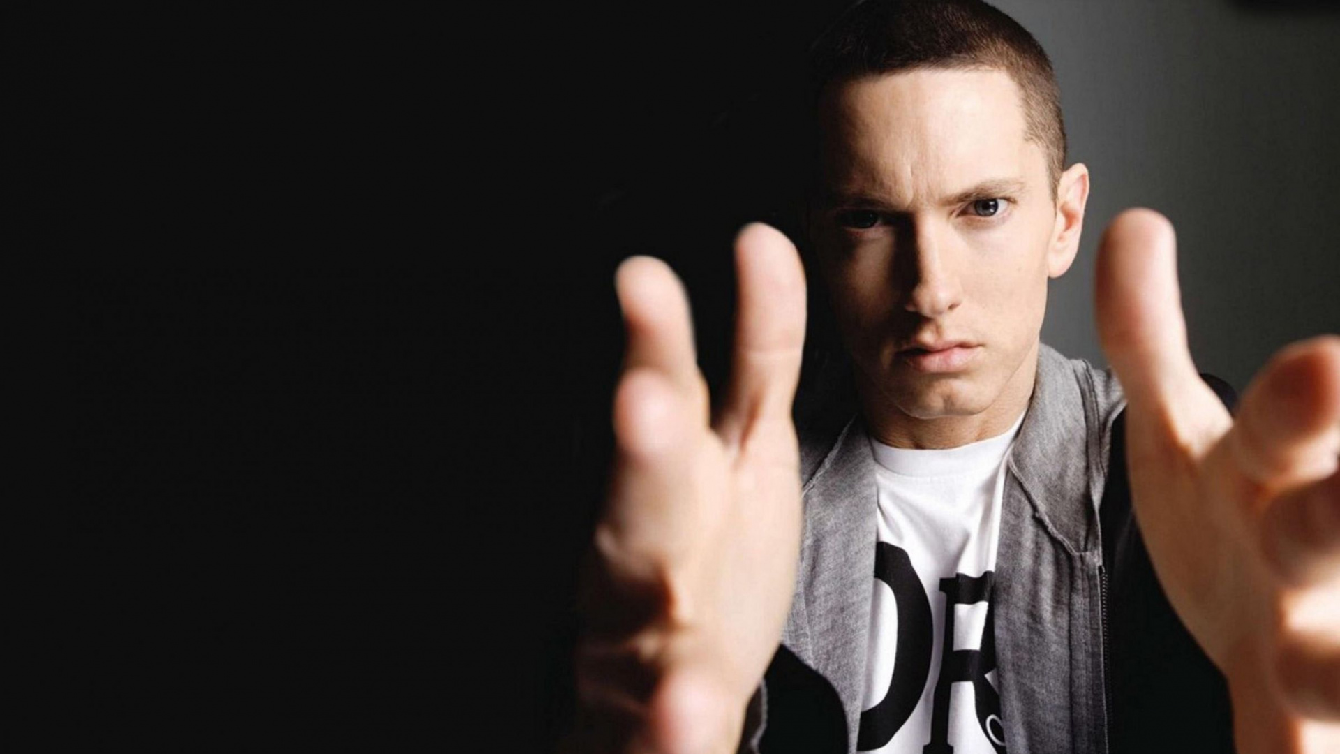 Eminem, The Marshall Mathers Lp, Hip Hop Music, Rapper, Finger. Wallpaper in 1920x1080 Resolution