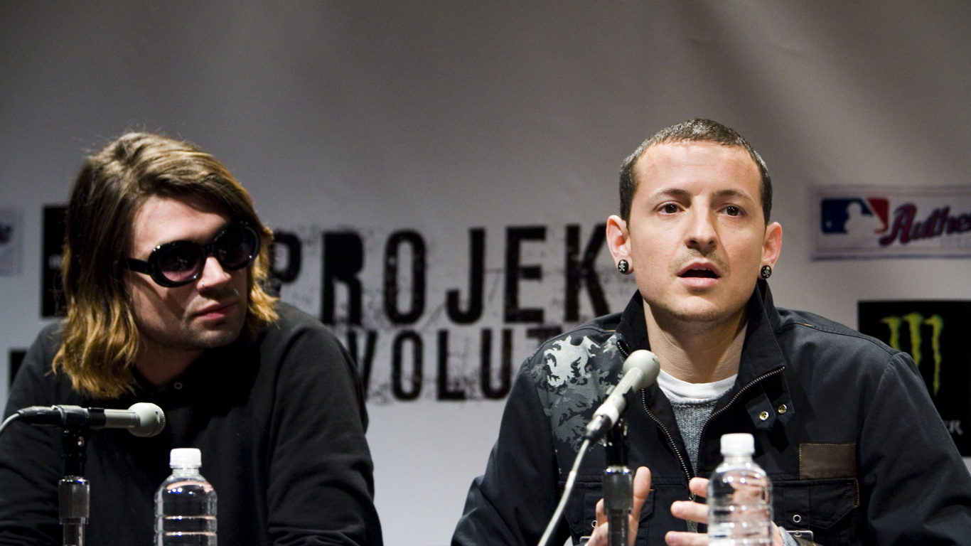 Linkin Park, Erholung, Elektronik, Elektronisches Gerät. Wallpaper in 1366x768 Resolution